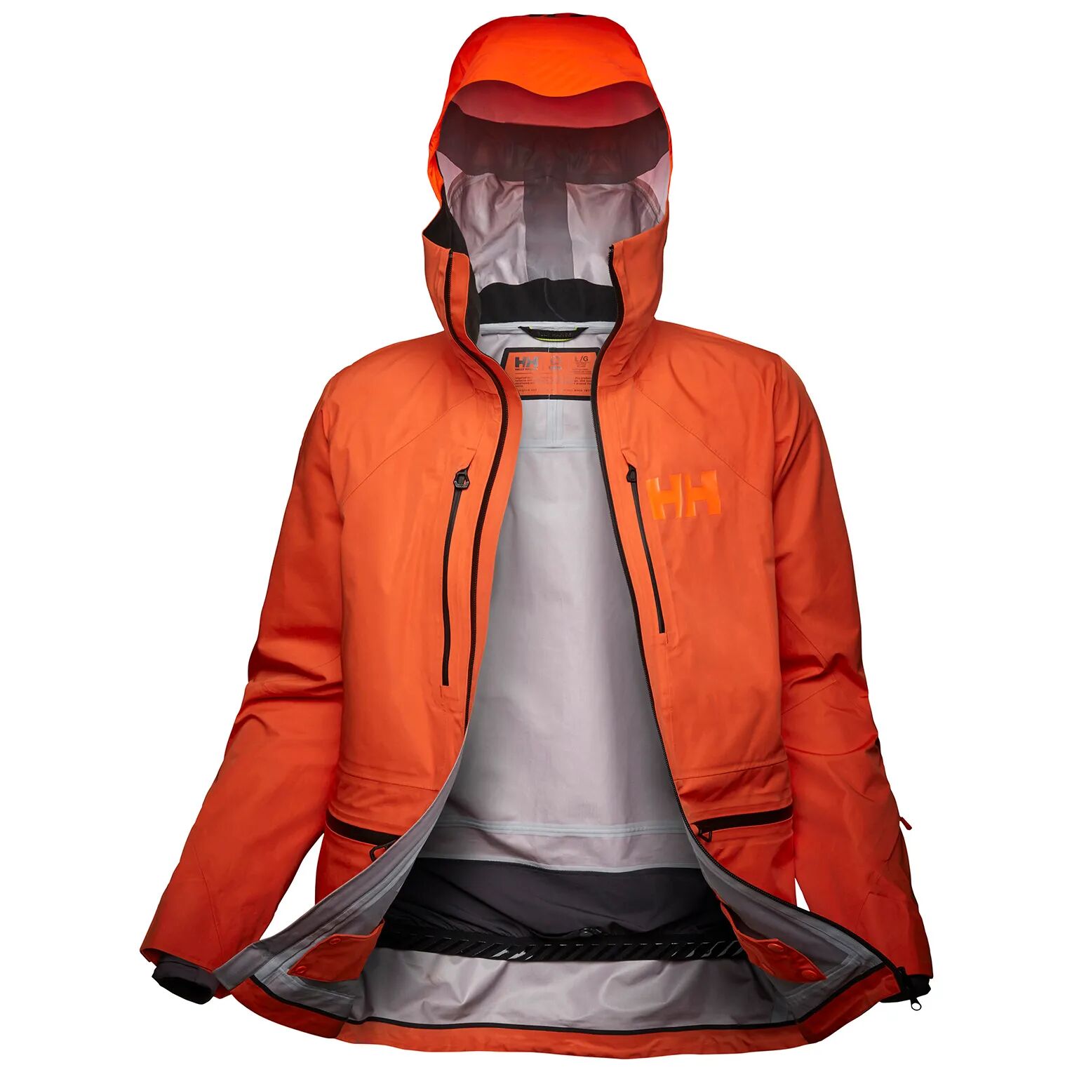 Helly Hansen Men's Elevation Infinity 2.0 Shell Jacket Orange M  - Bright Oran Orange - Size: M - Male