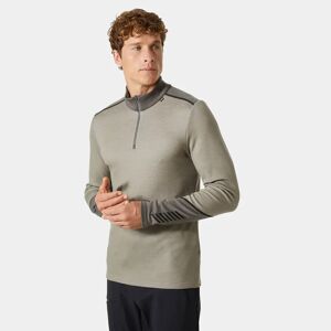 Helly Hansen Men's Lifa Merino Midweight 1/2 Zip Base Layer Grey XL - Terrazzo Grey - Male