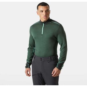 Helly Hansen Men's Lifa Merino Midweight 1/2 Zip Base Layer Green M - Jungle Gree Green - Male Helly Hansen Men's Lifa Merino Midweight 1/2 Zip Base Layer Green M - Jungle Gree Green - Male