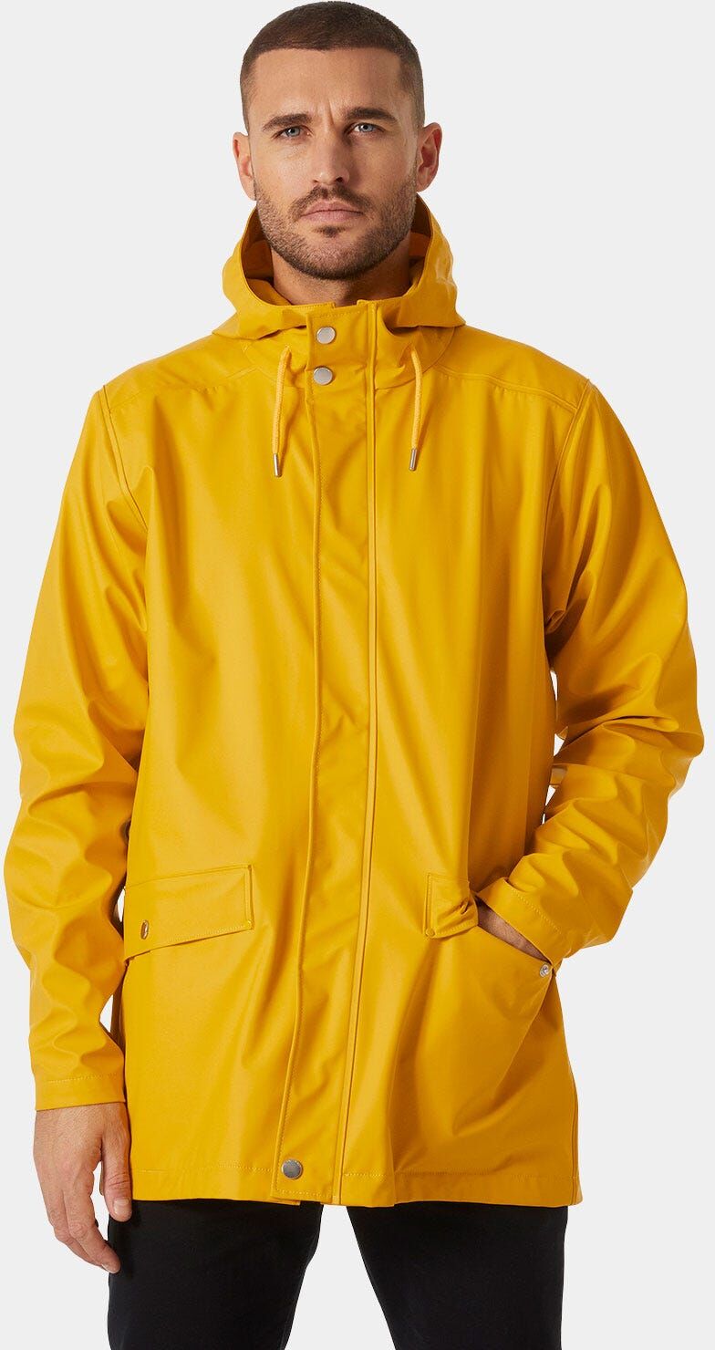 Helly Hansen Men's Moss Windproof Rain Coat Yellow L - Essential Y Yellow - Male