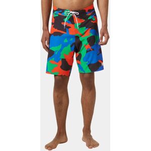 Helly Hansen Men’s HP Board Shorts 9 - Flame Camo Orange - Male