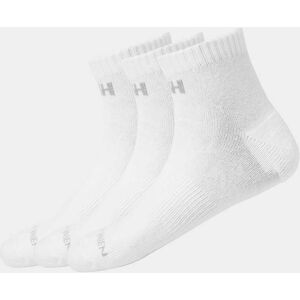 Helly Hansen 3 PACK QUARTER LENGTH SOCKS White 45-47 - White - Female Helly Hansen 3 PACK QUARTER LENGTH SOCKS White 45-47 - White - Female
