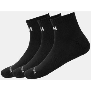 Helly Hansen 3 PACK QUARTER LENGTH SOCKS Black 36-38 - Black - Female Helly Hansen 3 PACK QUARTER LENGTH SOCKS Black 36-38 - Black - Female