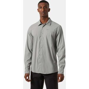 Helly Hansen Men's Tofino Solen Long Sleeve Shirt Grey 2XL - Terrazzo Grey - Male Helly Hansen Men's Tofino Solen Long Sleeve Shirt Grey 2XL - Terrazzo Grey - Male