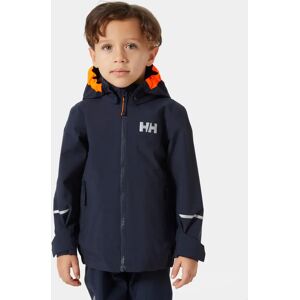 Helly Hansen Kid's Shelter 2.0 Waterproof 2-Layer Jacket Navy 140/10 - Navy Blue - Unisex