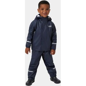 Helly Hansen Kids' Bergen 2.0 Pu Rainset Navy 122/7 - Navy Blue - Unisex