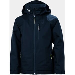 Helly Hansen Junior Crew Midlayer Jacket - Sailing Jacket Navy 128/8 - Navy Blue - Unisex