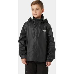 Helly Hansen Junior's Moss Classic Helox Rain Jacket Black 164/14 - Black - Unisex