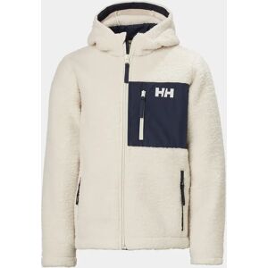 Helly Hansen Junior Champ Pile Hooded Jacket White 140/10 - Cream White - Unisex