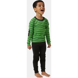 Helly Hansen Kid's HH Graphic Lifa Merino Base Layer Set Green 86/1 - Clover Green - Unisex