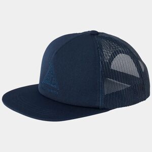 Helly Hansen Men's Comfortable Flat Brim Trucker Cap Navy STD - Navy Blue - Unisex