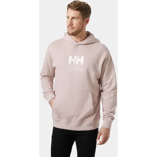 Helly Hansen Men's Core Graphic Sweat Hoodie Pink 2XL - Pink Cloud - Male