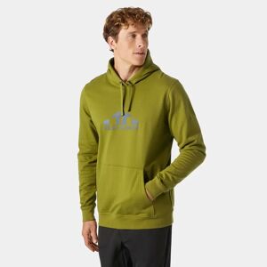 Helly Hansen Men's Nord Graphic Pull Over Hoodie Green 2XL - Olive Green - Male