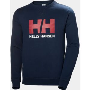 Helly Hansen Men's HH Logo Crew Neck jumper Navy 2XL - Navy Blue - Male