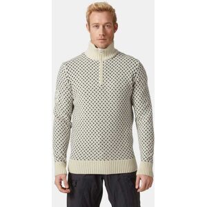 Helly Hansen Men's Arctic Ocean Icelander Wool Knit ½ Zip Sweater Beige 2XL - Snow Beige - Male Helly Hansen Men's Arctic Ocean Icelander Wool Knit ½ Zip Sweater Beige 2XL - Snow Beige - Male