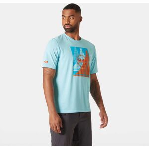 Helly Hansen Men’s HP Race Sailing T-shirt Blue S - Light Cyan Blue - Male Helly Hansen Men’s HP Race Sailing T-shirt Blue S - Light Cyan Blue - Male