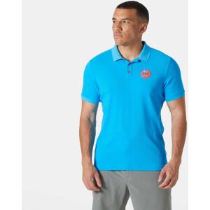 Helly Hansen Men's HP Race Polo 2.0 Blue S - Cyan Blue - Male Helly Hansen Men's HP Race Polo 2.0 Blue S - Cyan Blue - Male