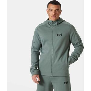 Helly Hansen Men's HP Tech Sweat Full-Zip Hooded Jacket Green M - Grey Cactus Green - Male Helly Hansen Men's HP Tech Sweat Full-Zip Hooded Jacket Green M - Grey Cactus Green - Male