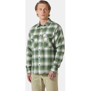 Helly Hansen Men's Lokka Organic Flannel Shirt Green 2XL - Jungle Gree Green - Male Helly Hansen Men's Lokka Organic Flannel Shirt Green 2XL - Jungle Gree Green - Male
