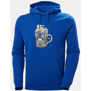 Helly Hansen Men's F2F Organic Cotton Hoodie Blue L - Deep Fjord Blue - Male Helly Hansen Men's F2F Organic Cotton Hoodie Blue L - Deep Fjord Blue - Male