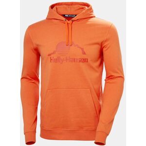 Helly Hansen Men's Nord Graphic Pull Over Hoodie Orange S - Bonfire Orange - Male Helly Hansen Men's Nord Graphic Pull Over Hoodie Orange S - Bonfire Orange - Male