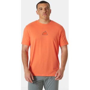 Helly Hansen Men's Skog Recycled Graphic T-Shirt Orange M - Bonfire Orange - Male Helly Hansen Men's Skog Recycled Graphic T-Shirt Orange M - Bonfire Orange - Male