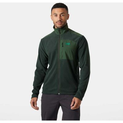 Helly Hansen Men's Daybreaker Block Microfleece Jacket Green S - Dark Jungle Green - Male Helly Hansen Men's Daybreaker Block Microfleece Jacket Green S - Dark Jungle Green - Male