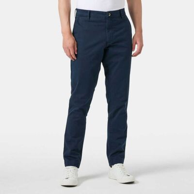 Helly Hansen Men's Bryggen Chino Trousers - Blue - 30/32 Helly Hansen Men's Bryggen Chino Trousers - Blue - 30/32