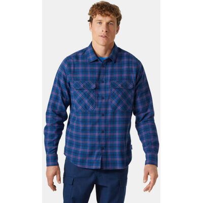 Helly Hansen Men's Lokka Organic Flannel Shirt Blue XL - Ocean Classic Plaid Blue - Male Helly Hansen Men's Lokka Organic Flannel Shirt Blue XL - Ocean Classic Plaid Blue - Male
