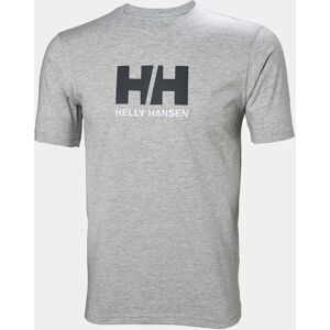 Helly Hansen Men's HH Logo Tshirt Grey L - Grey Melang - Male