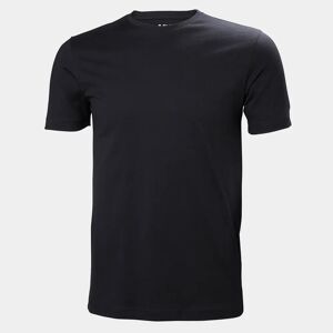 Helly Hansen Men's High-Quality Breathable Cotton T-Shirt Navy S - Navy Blue - Male