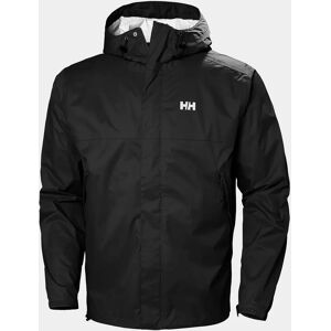 Helly Hansen Men's Loke Waterproof Hooded Jacket Black XL - Black - Male