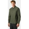 Helly Hansen Men's Organic Cotton Flannel Shirt Green 2XL - Utility Gre Green - Male