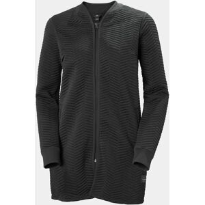 Helly Hansen Women's Lillo Quilted Longer Full Zip Jumper Black S - Ebony Black - Female