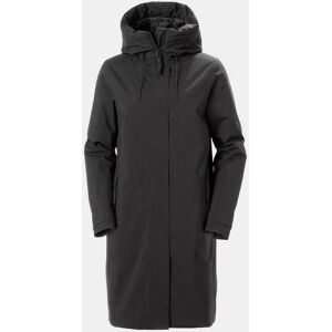 Helly Hansen Women Victoria Insulated Rain Coat With Hood Black L - Black - Female Helly Hansen Women Victoria Insulated Rain Coat With Hood Black L - Black - Female