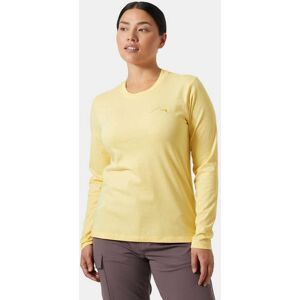 Helly Hansen Women’s F2F Organic Cotton Long Sleeve Tee - Yellow T-Shirt Helly Hansen Women’s F2F Organic Cotton Long Sleeve Tee - Yellow T-Shirt
