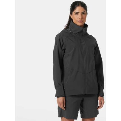 Helly Hansen Women's HP Hooded Racing Jacket - Grey - Waterproof Sailing Jacket Helly Hansen Women's HP Hooded Racing Jacket - Grey - Waterproof Sailing Jacket