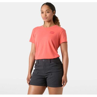 Helly Hansen Women's Skog Recycled Graphic Jersey Tshirt Pink L - Sunset Pink - Female Helly Hansen Women's Skog Recycled Graphic Jersey Tshirt Pink L - Sunset Pink - Female
