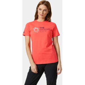 Helly Hansen Women's Ocean Race T-shirt Pink L - Hot Coral Pink - Female