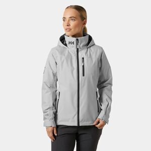 Helly Hansen Women’s Crew Hooded Midlayer Sailing Jacket 2.0 Grey 4XL - Grey Fog - Female