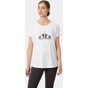 Helly Hansen Women's Nord Graphic Drop T-Shirt White L - White - Female