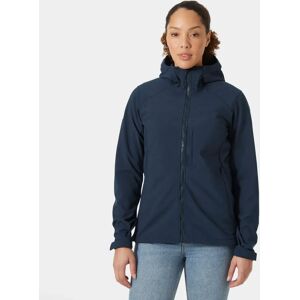 Helly Hansen Women's Paramount Hooded Softshell Jacket Navy L - Navy Blue - Female