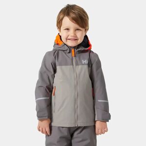 Helly Hansen Kid's Shelter 2.0 Waterproof 2-Layer Jacket Grey 134/9 - Terrazzo Grey - Unisex