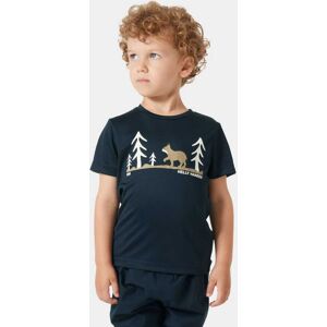 Helly Hansen Kids' Tech Graphic T-shirt Navy 116/6 - Navy Blue - Unisex Helly Hansen Kids' Tech Graphic T-shirt Navy 116/6 - Navy Blue - Unisex