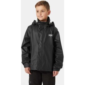 Helly Hansen Junior's Moss Classic Helox Rain Jacket Black 12 - Black - Unisex Helly Hansen Junior's Moss Classic Helox Rain Jacket Black 12 - Black - Unisex