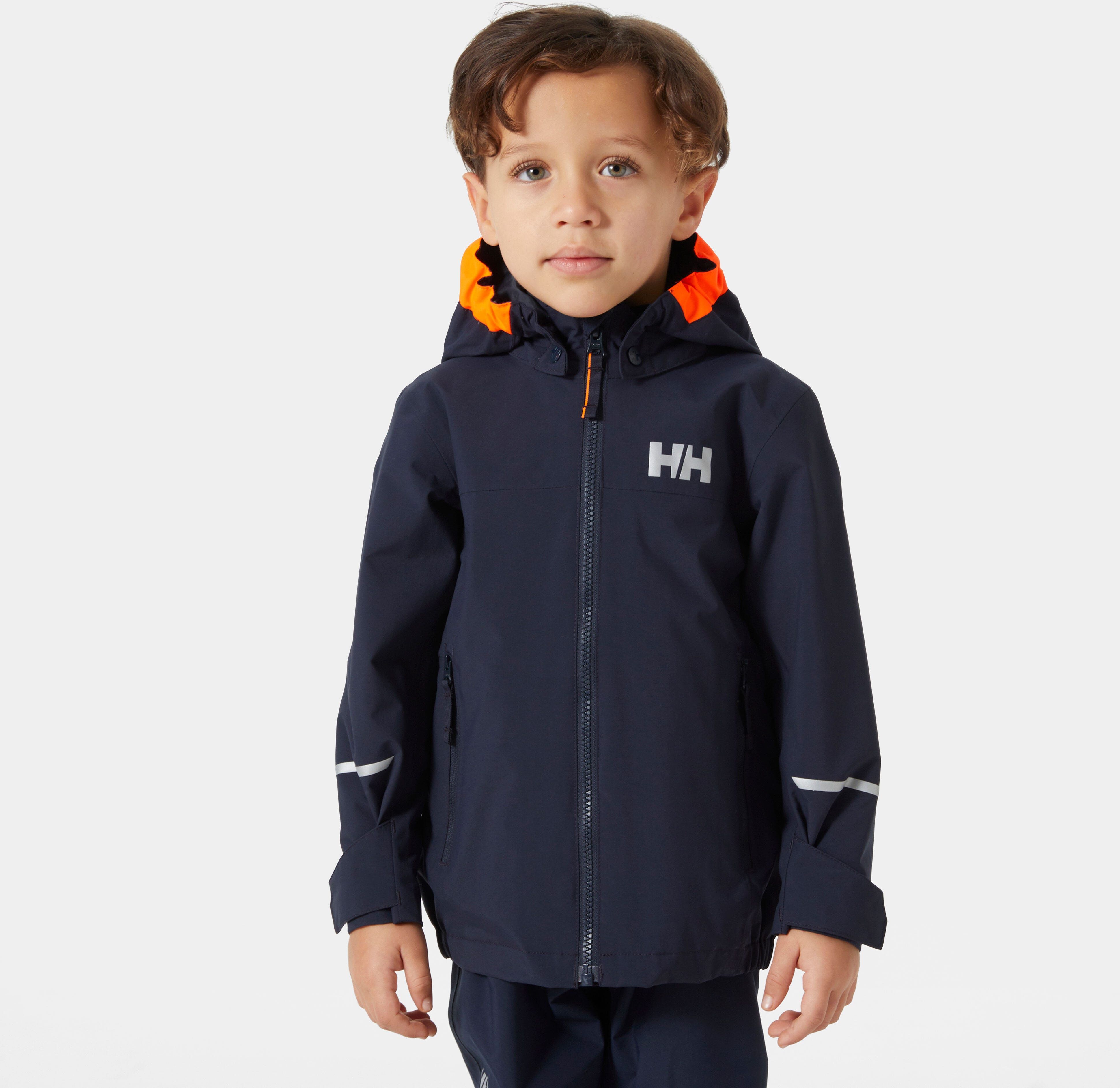 Helly Hansen Kid's Shelter 2.0 Waterproof 2-Layer Jacket Navy 116/6 - Navy Blue - Unisex