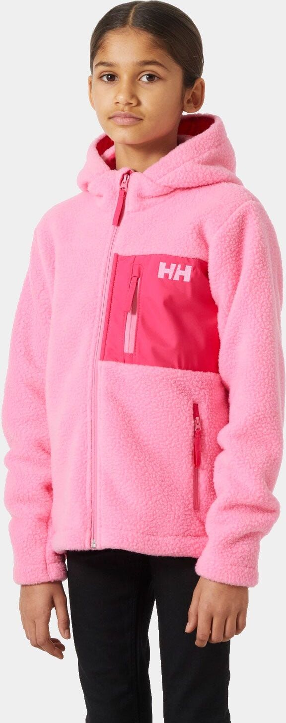 Helly Hansen Junior Champ Pile Hooded Jacket Pink 176/16 - Sugar Pink - Unisex