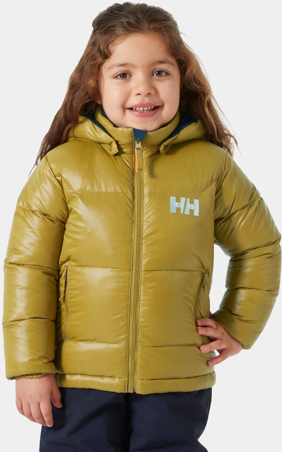 Helly Hansen Kids’ Isfjord Down Winter Jacket Brown 116/6 - Lynx Brown - Unisex