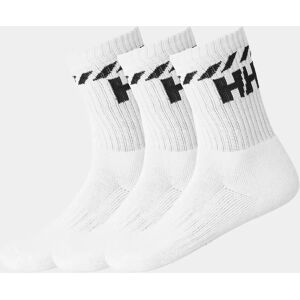 Helly Hansen Men's Cotton Sport Socks 3PK White 39-41 - White - Unisex