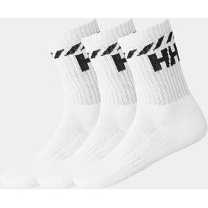 Helly Hansen Men's Cotton Sport Socks 3PK White 36-38 - White - Unisex